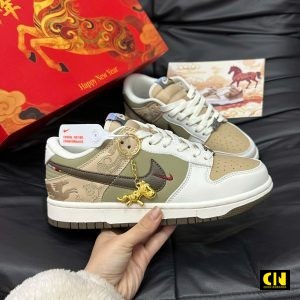 Giay Nike Dunk Low Pegasus Pack Mau Kem Nau Linen Giày Nike Dunk Low Pegasus Pack Màu Kem Nâu Linen