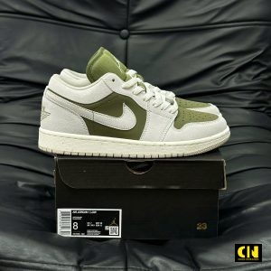 Giay Nike Jordan 1 Low Se Mau Xanh Olive Sail Cao Cap Giày Nike Jordan 1 Low SE Màu Xanh Olive Sail Cao Cấp