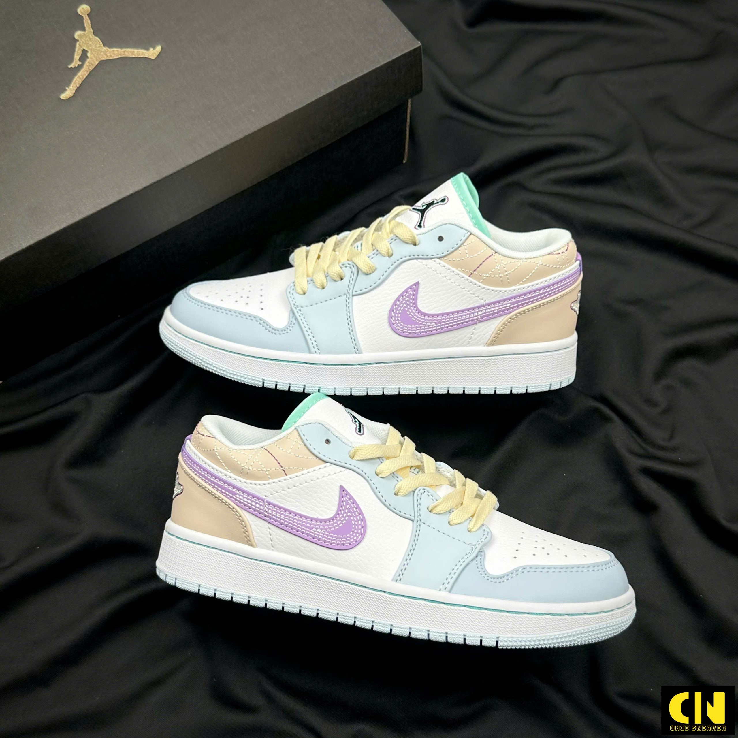 Giày Nike Jordan 1 Low Sashiko Multi Color Full Box Giày Nike Jordan 1 Low Sashiko Multi Color Full Box