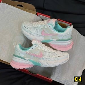 Giay Nike V2K Run Light Pink White Teal Giày Nike V2K Run Light Pink White Teal