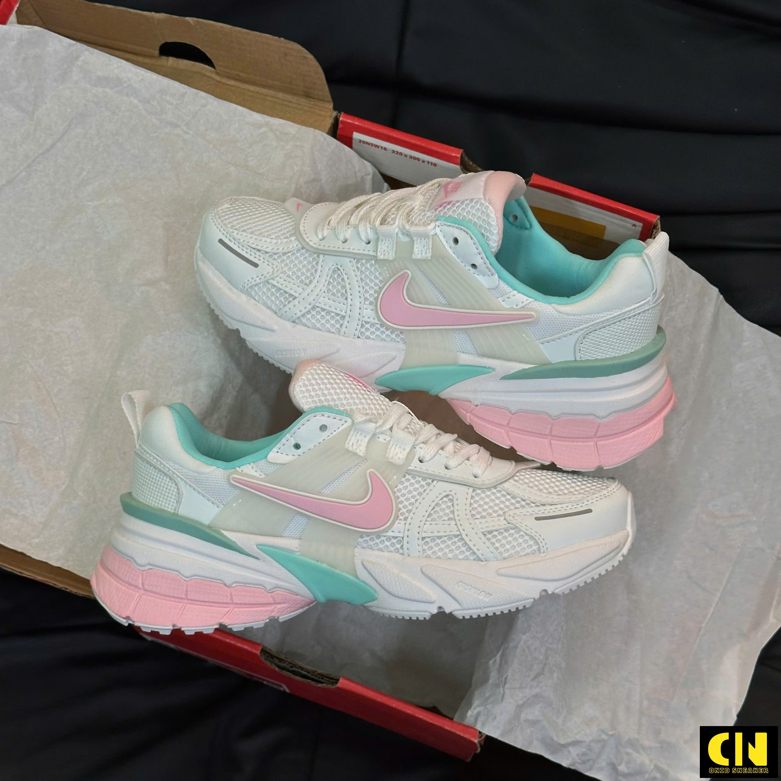 Giày Nike V2K Run Light Pink White Teal Giày Nike V2K Run Light Pink White Teal