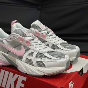 Giay Nike V2K Run Xam Hong Giày Nike V2K Run Xám Hồng