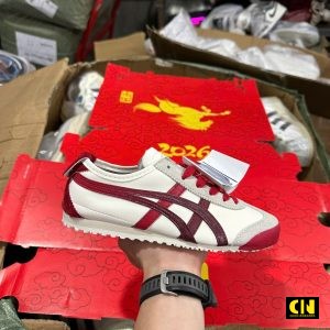 Giay Onitsuka Tiger M66 Year Of The Horse Do Kem Giày Onitsuka Tiger M66 Year of the Horse Đỏ Kem