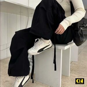 Giay Puma Bella Ut Warm White Black Like Auth Giay Puma Bella UT Warm White Black Like Auth