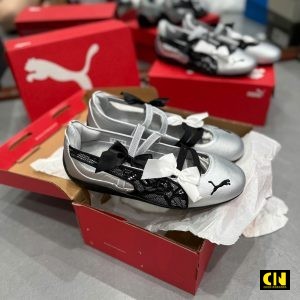 Giay Puma Speedcat Ballet Lace Mau Bac Den Giày Puma Speedcat Ballet Lace Màu Bạc Đen
