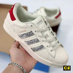 Giay Sneaker Adidas Superstar Dior White Grey Red Giày Sneaker Adidas Superstar Dior White Grey Red