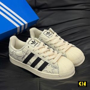 Giay Sneaker Adidas Superstar Ii White Cream Mui So Giày Sneaker Adidas Superstar II White Cream Mũi Sò