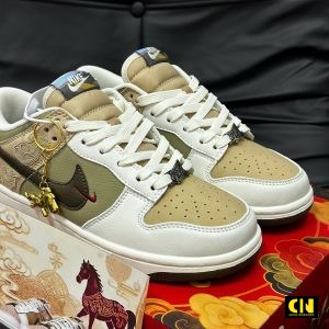 Giay Sneaker Nike Dunk Low Pegasus Pack Ban Da Lon Xin Giày Sneaker Nike Dunk Low Pegasus Pack Bản Da Lộn Xịn
