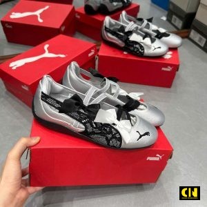 Giay Sneaker Puma Speedcat Ballet Lace Silver Black Giày Sneaker Puma Speedcat Ballet Lace Silver Black