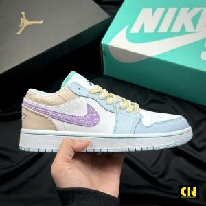 Giay The Thao Jordan 1 Low Sashiko De Bang Giày Thể Thao Jordan 1 Low Sashiko Đế Bằng