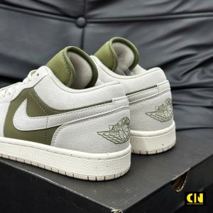 Giay The Thao Nike Air Jordan 1 Low Se Mau Olive Sail Giày Thể Thao Nike Air Jordan 1 Low SE Màu Olive Sail