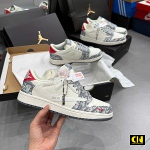Giay The Thao Nike Jordan 1 Low Travis Scott Dior Giày Thể Thao Nike Jordan 1 Low Travis Scott Dior