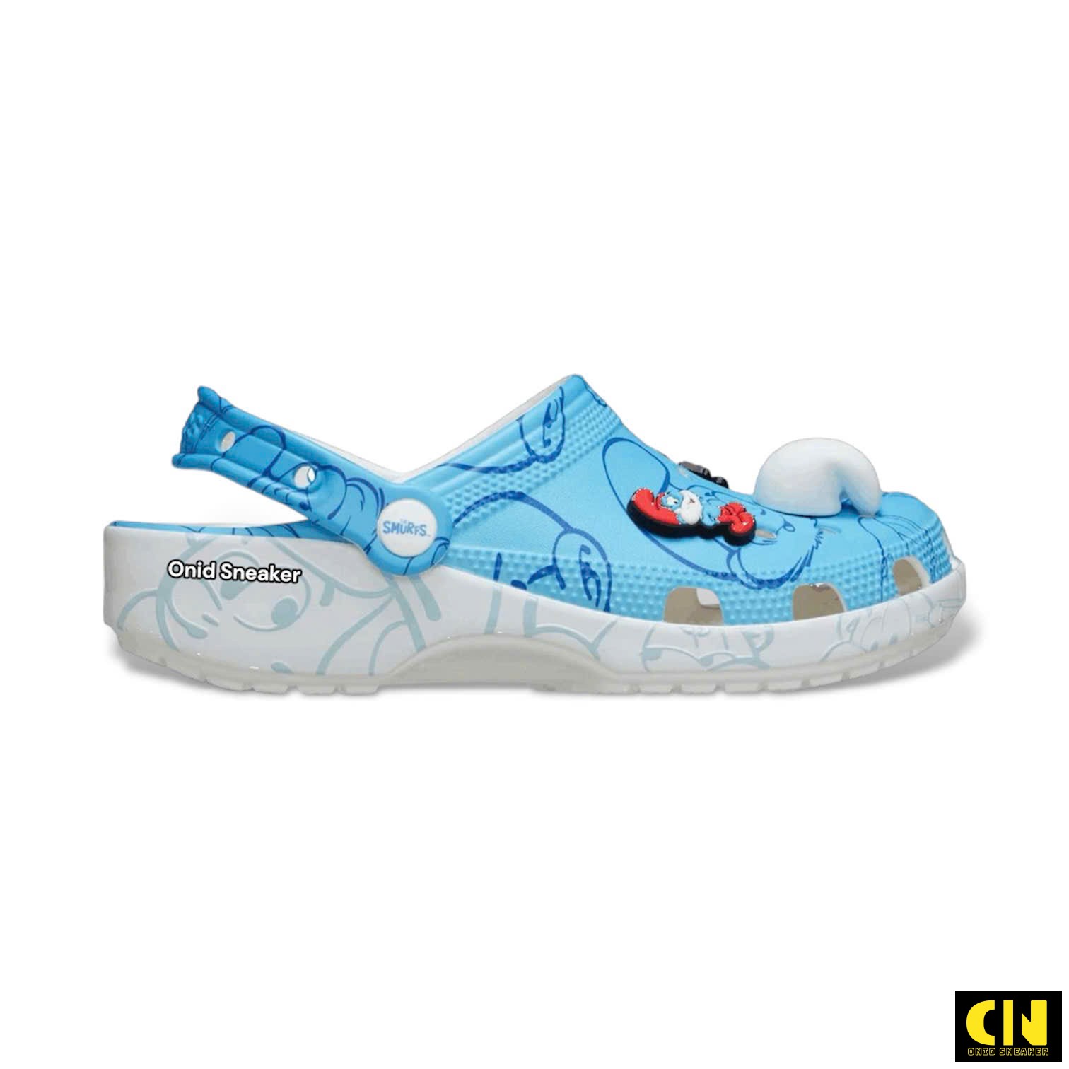 Dép Crocs Classic Clog The Smurfs 210820-90H Dép Crocs Classic Clog The Smurfs 210820-90H