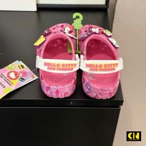 Dep Crocs Hello Kitty Full Box Hong Dép Crocs Hello Kitty Full Box Hồng