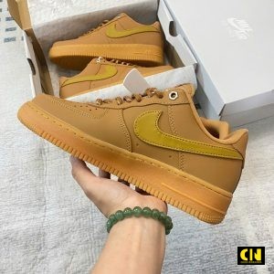 Giay Af1 Mau Nau Gum Giày AF1 Màu Nâu Gum