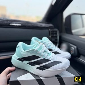 Giay Adidas Adizero Evo Sl White Black Mint Giày Adidas Adizero Evo SL White Black Mint