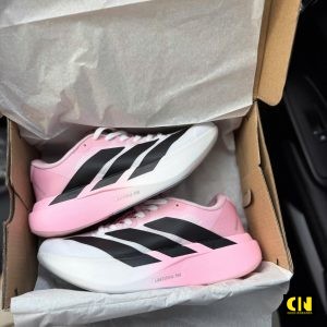 Giay Adidas Adizero Evo Sl White Pink Black Special Customized Giày Adidas Adizero Evo SL White Pink Black Special Customized