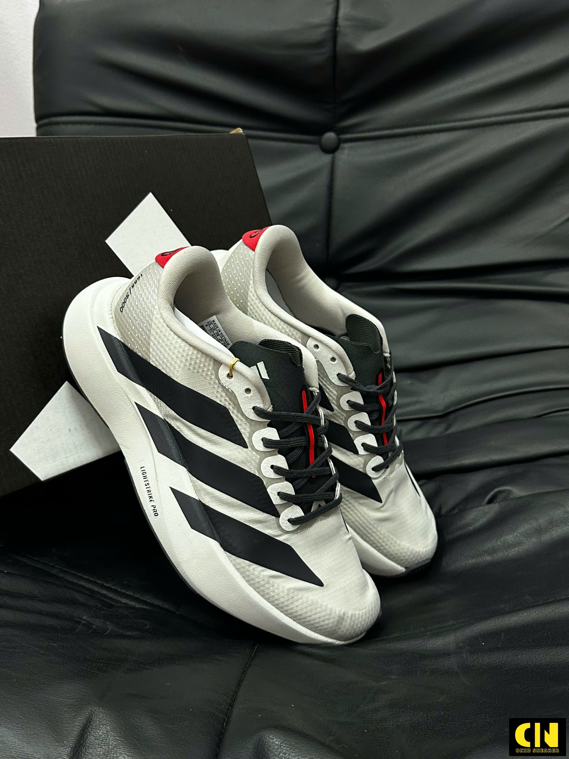 Giày Adidas Adizero Evo Sl Xám Đen Giày Adidas Adizero Evo SL Xám Đen