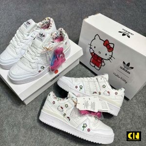 Giay Adidas Forum Hello Kitty White Giày Adidas Forum Hello Kitty White