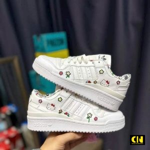 Giay Adidas Forum Low Hello Kitty Mau Trang Giày Adidas Forum Low Hello Kitty Màu Trắng