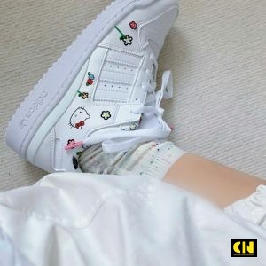 Giay Adidas Forum Low Hello Kitty Trang Giày Adidas Forum Low Hello Kitty Trắng
