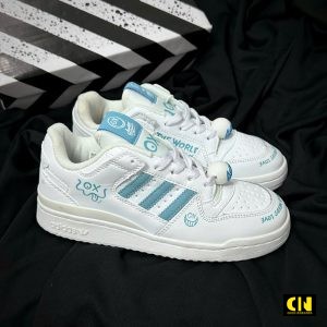 Giay Adidas Forum Low Mau Trang Xanh Duong Giày Adidas Forum Low Màu Trắng Xanh Dương