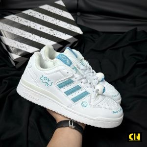 Giay Adidas Forum Ox The World Needs Love White Blue Giày Adidas Forum OX The World Needs Love White Blue
