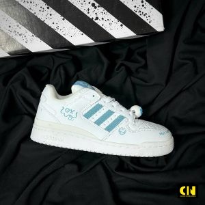 Giay Adidas Forum Trang Hoa Tiet Cute Giày Adidas Forum Trắng Họa Tiết Cute