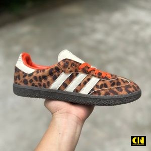 Giay Adidas Samba Og Da Bao Day Do Giày Adidas Samba OG Da Báo Dây Đỏ