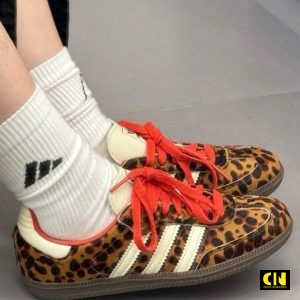 Giay Adidas Samba Og Hoa Tiet Da Bao Do Giày Adidas Samba OG Họa Tiết Da Báo Đỏ