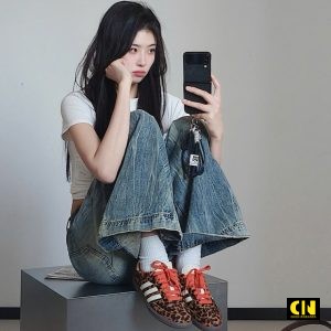 Giay Adidas Samba Og Mau Da Bao Nau Do Giày Adidas Samba OG Màu Da Báo Nâu Đỏ