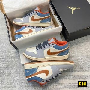 Giày Air Jordan 1 Low Denim Phantom Multi