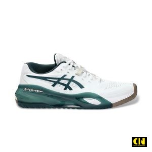 Giay Asics Gel Resolution X White Saxon Green 1041A481 111 Giày Asics Gel-Resolution X White Saxon Green 1041A481-111
