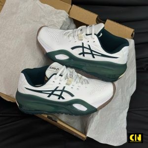 Giày Asics Gel-Resolution X White Saxon Green