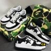 Giay Bape A Bathing Ape Sta Black White Fulbox Giày Bape A Bathing Ape Sta Black White Fulbox