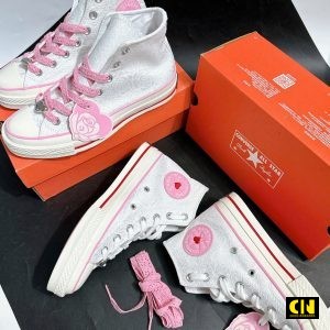 Giay Converse Chuck 70 Rose Vintage White Pink Fullbox Giày Converse Chuck 70 Rose Vintage White Pink Fullbox