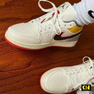 Giay Jd1 Low Premium Sail Yellow Ochre Mau Vang Ochre Fullbox Giày JD1 Low Premium Sail Yellow Ochre Màu Vàng Ochre Fullbox