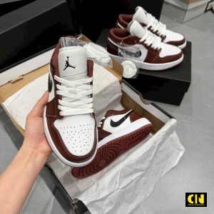 Giay Jordan 1 Low Mau Do Pony Giày Jordan 1 Low Màu Đỏ Pony