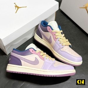 Giay Jordan 1 Low Pastel Purple Mau Tim Hong Giày Jordan 1 Low Pastel Purple Màu Tím Hồng