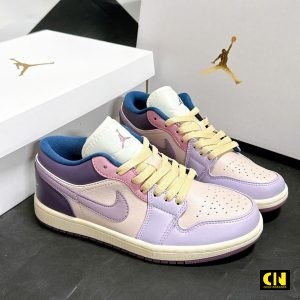 Giay Jordan 1 Low Pastel Purple Trang Tim Full Box Giày Jordan 1 Low Pastel Purple Trắng Tím Full Box