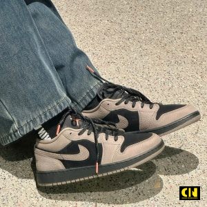 Giay Jordan 1 Low Se Olive Grey Mau Xam Reu Giày Jordan 1 Low SE Olive Grey Màu Xám Rêu