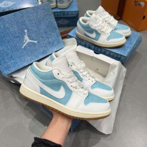 Giay Jordan 1 Low Se Worn Blue Mau Xanh Denim Giày Jordan 1 Low SE Worn Blue Màu Xanh Denim