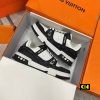 Giay Louis Vuitton Lv Trainer Sneaker Black White Giày Louis Vuitton LV Trainer Sneaker Black White