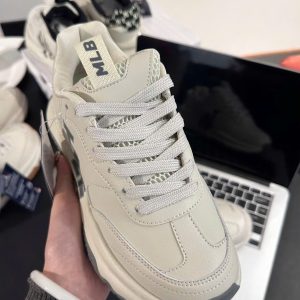 Giay Mlb Korea Chunky Runner Basic La Dodgers Ivory Kem Xam Giày MLB Korea Chunky Runner Basic LA Dodgers Ivory Kem Xám