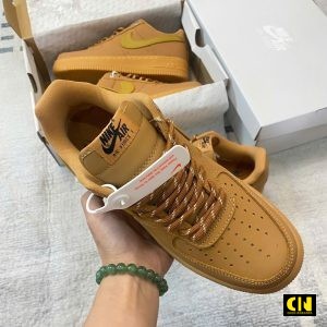 Giay Nike Air Force 1 Gum Light Brown Nau Da Bo Giay Nike Air Force 1 Gum Light Brown Nau Da Bo