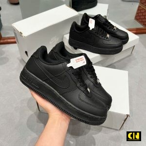 Giay Nike Air Force 1 Low Gs Black Full Box Giày Nike Air Force 1 Low GS Black Full Box