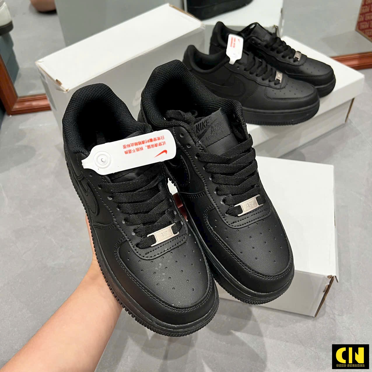 Giày Nike Air Force 1 Low Màu Đen Giày Nike Air Force 1 Low Màu Đen