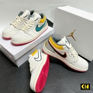 Giay Nike Air Jordan 1 Low Sail Yellow Green Giày Nike Air Jordan 1 Low Sail Yellow Green