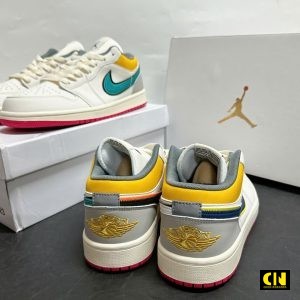 Giay Nike Air Jordan 1 Low Yellow Ochre Vang Giày Nike Air Jordan 1 Low Yellow Ochre Vàng