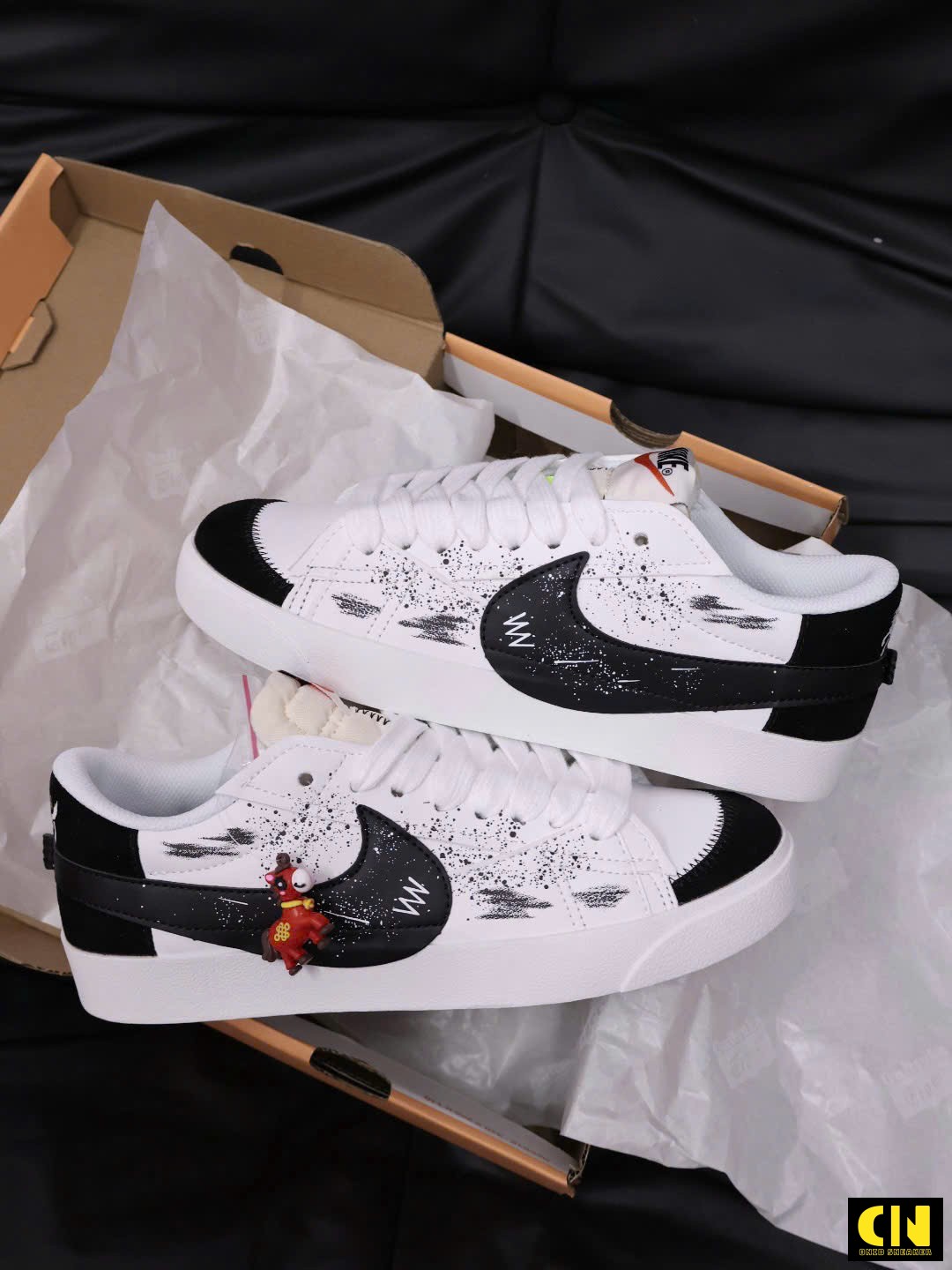 Giày Nike Blazer Low 77 Paint Splatter White Giày Nike Blazer Low 77 Paint Splatter White